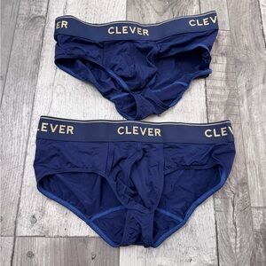 Clever Men's Navy Briefs Underwear Latin Turmalina Medium (2 pairs)